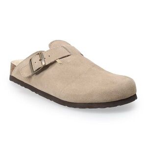 Women’s Sonoma Suede Clog in Taupe - size 8